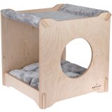 Natural Paradise skrivalica za mačke Mimosa – sa svijetlosivom presvlakom | shoptok.hr