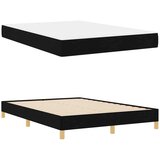 vidaXL Postelja z vzmetnico Črna, Rjava 140 x 200 cm | Shoptok.si