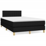  Krevet box spring s madracem crni 120 x 190 cm od tkanine | shoptok.hr
