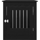 Namještaj za pseću kabinu crni hrast 64,5x80x71 cm inženjerski drvo | shoptok.hr