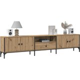TV ormarić s ladicom boja hrasta 200x25x44 cm konstruirano drvo | Eponuda.com