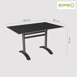XXXL Vrtna Zložljiva Miza Acaplan | Shoptok.si