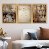 Wallity Set uramljenih slika 3AC_UN6809471, 3 Dela | ePonuda.com