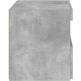  Noćni ormarići s LED svjetlima 2 kom boja betona 50x40x45 cm | shoptok.hr
