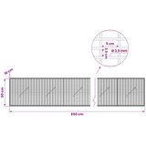  Gabion s žicom debljine 3,5 mm i mrežom 5x2,5 cm 550x10x50 cm Slike