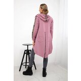Kesi Sweatshirt with back zip dark pink | shoptok.hr