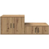  Shranjevalna omara Artisan hrast 127x41x40 cm Inženirski les | Shoptok.si