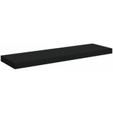  Plutajuća zidna polica crna 80 x 23,5 x 3,8 cm MDF | shoptok.hr