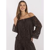 Italy Moda Blouse-MI-BZ-88500.79-dark brown | shoptok.hr