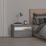  Noćni ormarić s LED svjetlima boja hrasta sonome 60x35x40 cm | shoptok.hr