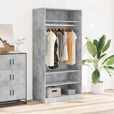  Ormar siva boja betona 100 x 50 x 200 cm od iverice | shoptok.hr