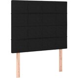  Box spring postelja z vzmetnico LED črna 120x200 cm blago, (20790747) | Shoptok.si