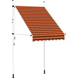 Tenda na ručno uvlačenje 150 cm narančasto-smeđa | shoptok.hr