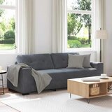  Trosjed Tamno sivi 220x78x80 cm Baršun | shoptok.hr