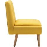  Fotelja od tkanine žuta | shoptok.hr