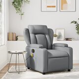 Maison Chic Počivalnik - Relax naslanjač sivo umetno usnje, (22040194) | Shoptok.si