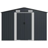  Vrtno spremište antracit 257 x 779 x 181 cm pocinčani čelik | Eponuda.com