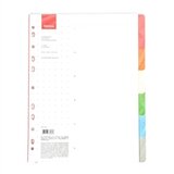 Optima Pregrada kartonska 1-6 A4 6 boja | shoptok.hr