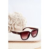 Kesi Women's Sunglasses with Gold Detailing UV400 Brown | shoptok.hr