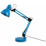 Leitmotiv Svetlo modra namizna svetilka s kovinskim senčilom (višina 52 cm) Funky Hobby –