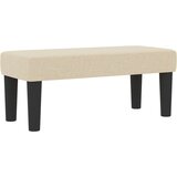 vidaXL Box Spring Postelja z Vzmetnico in Klopjo Bež 90x190 cm Tkanina, (22080944) | Shoptok.si