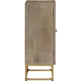  Komoda 55 x 30 x 76 cm od masivnog drva manga i željeza | shoptok.hr