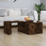  Stolić za kavu boja hrasta 150 x 50 x 35 cm konstruirano drvo | shoptok.hr