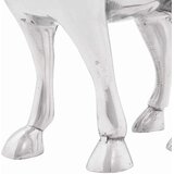  Skulptura bika Srebrno 20 x 17 x 23 cm Aluminij | shoptok.hr