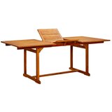 vidaXL vrtna jedilna miza (150-200)x100x75 cm trden akacijev les | Shoptok.si