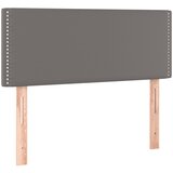 Maison Chic posteljno vzglavje - vzglavna omarica - nočna omarica sivo 80x5x78/88 cm umetno usnje, (21707087) Cene