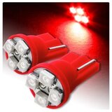 SIJALICA HSUN 12V T10 4 LED 1210SMD CRVENA PAR | Eponuda.ba