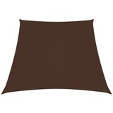 vidaXL Senčno jadro oksford blago trapez 3/4x2 m rjavo Cene