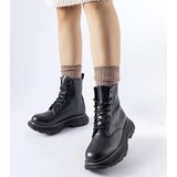 Gemre Black work boots on a chunky sole Borsano | Shoptok.si