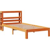  Okvir kreveta bez madraca voštano smeđi 100x200 cm od borovine | shoptok.hr