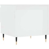 Stolić za kavu sjajni bijeli 50 x 46 x 50 cm konstruirano drvo | shoptok.hr