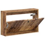  Ormar za cipele na zidu ALKMAAR 71 x 17 x 43 cm Staro drvo - Staro drvo | shoptok.hr