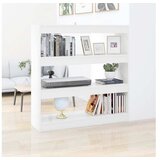  za knjige / sobna pregrada bijeli 100 x 30 x 103 cm | shoptok.hr