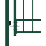  Vrata za ogradu EMMEN s šiljcima čelik 104x97 cm zelena | shoptok.hr