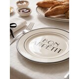 Sinsay Keramički tanjuri s natpisom Bon appétit 2 pack | shoptok.hr