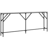  The Living Store Konzolna mizica siva sonoma 180x23x75 cm inženirski les - Konzolna Mizica, (21448305) | Shoptok.si