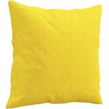  Dvosjed s ukrasnim jastucima svjetložuti 140 cm od tkanine | shoptok.hr