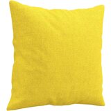  Kavč dvosed z blazinami svetlo rumen 140 cm blago | Shoptok.si