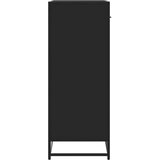 Ormarić za cipele crni 75x38x97,5 cm Konstruirano drvo i metal | Eponuda.ba
