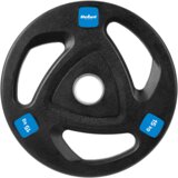 Rebel Active olimpijski utezi od lijevanog željeza, obloženi gumom, set od 2 x 15 kg, rupa 51 mm | shoptok.hr