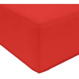  Zunanja blazina za kavč Rdeča 60 x 60 x 8 cm Poliester, (5000202571) | Shoptok.si