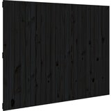 Maison Chic stensko posteljno vzglavje - vzglavna omarica - nočna omarica črno 146,5x3x110 cm trdna borovina, (21706779) Cene