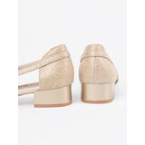 GOODIN Gold open-toe shoes | shoptok.hr
