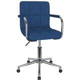 Maison Chic Vrtljiv Jedilni stoli - Vzorci stoli modro blago A1731, (22031301) | Shoptok.si