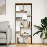 Pregrada regal za knjige boja hrasta 67x25x161 5 cm drveni | shoptok.hr