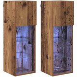  Zidni TV ormari Zidne 2 pcs Staro drvo 30,5 x 30 x 90 cm | shoptok.hr